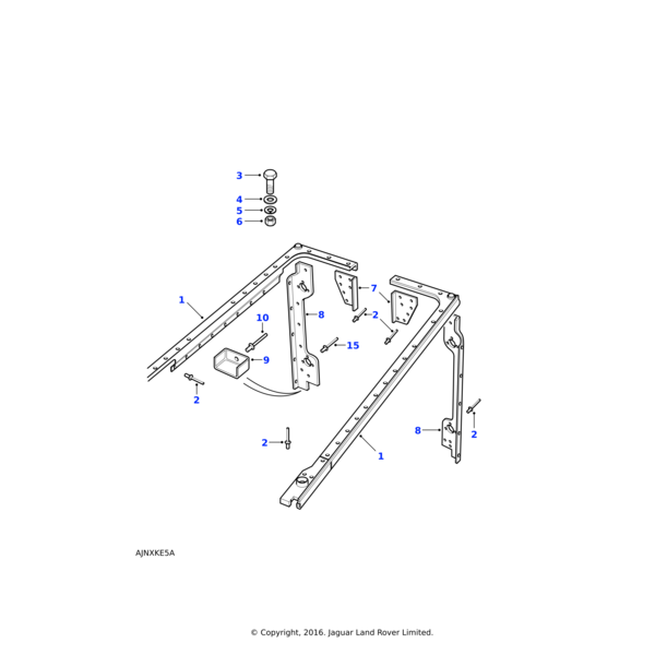 Land Rover Capping-rear