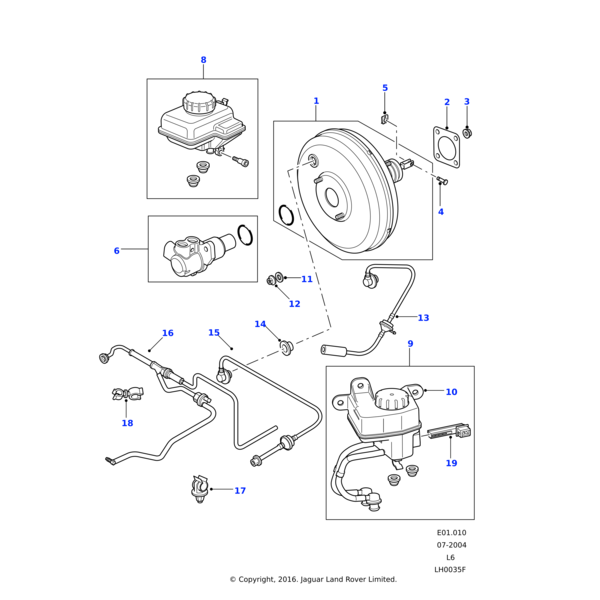 Land Rover Valve - Vacuum Control