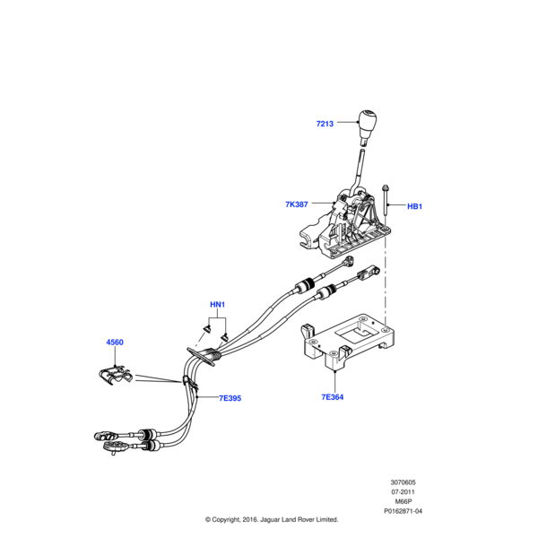 Land Rover Lever - Gear Shift