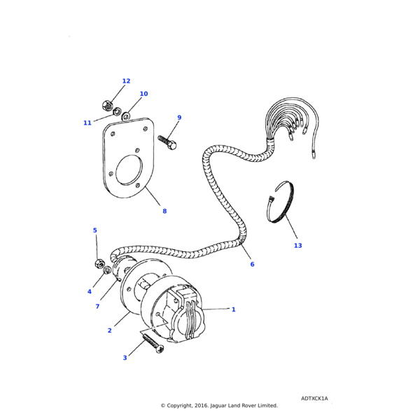 Land Rover Tie-cable