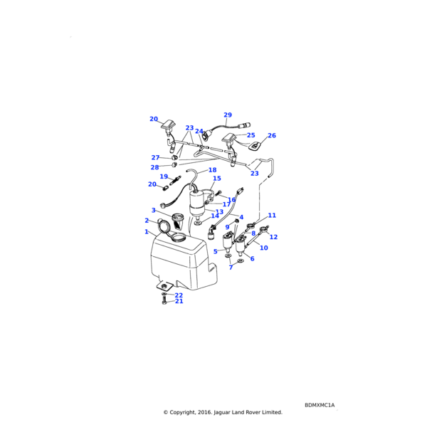 Land Rover Clip-Hose