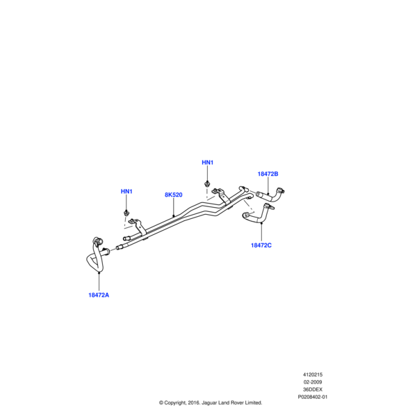 Land Rover Nut-plastic