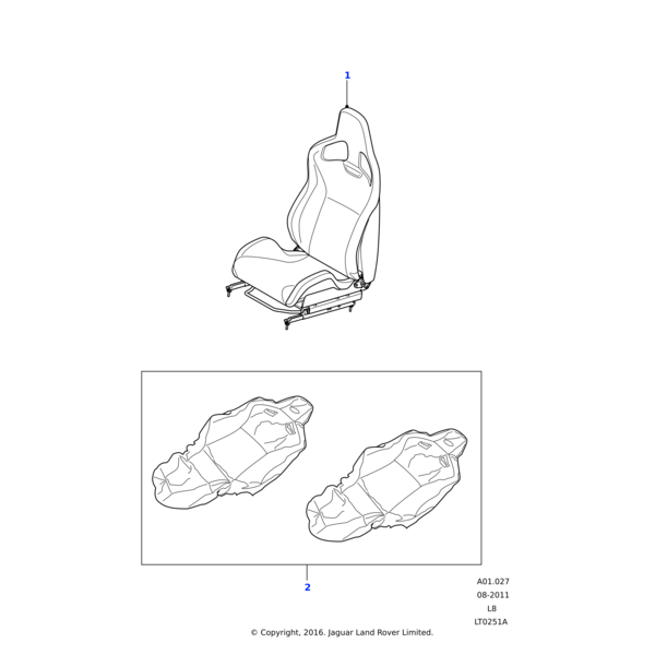 Recaro Front Seat Kit - Left Side