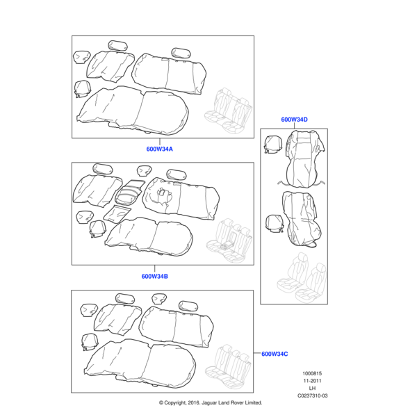 VPLVS0071SVA - Land Rover Schonbezug - Sitz