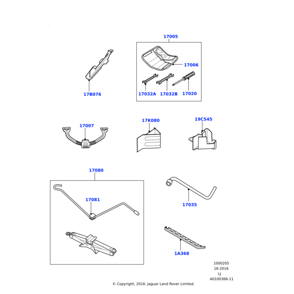 Land Rover Bracket - Spare Wheel Carrier