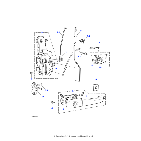 Land Rover Striker-Door Lock