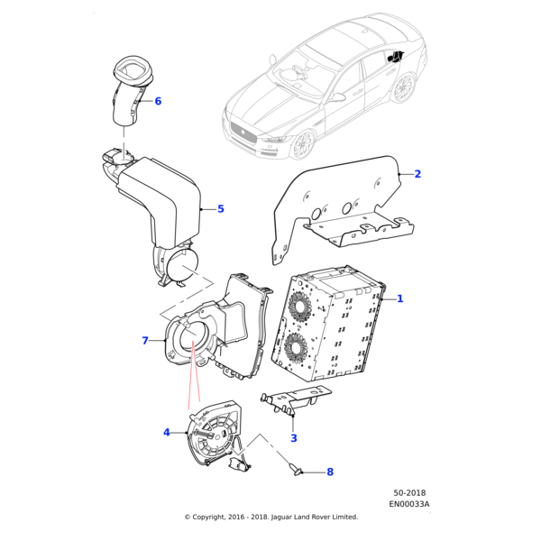 T4N25164 - Jaguar Information and entertainment module