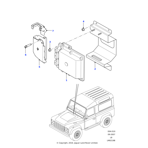Land Rover Electronic Module