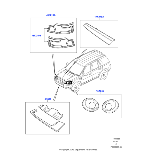 Land Rover Bezel