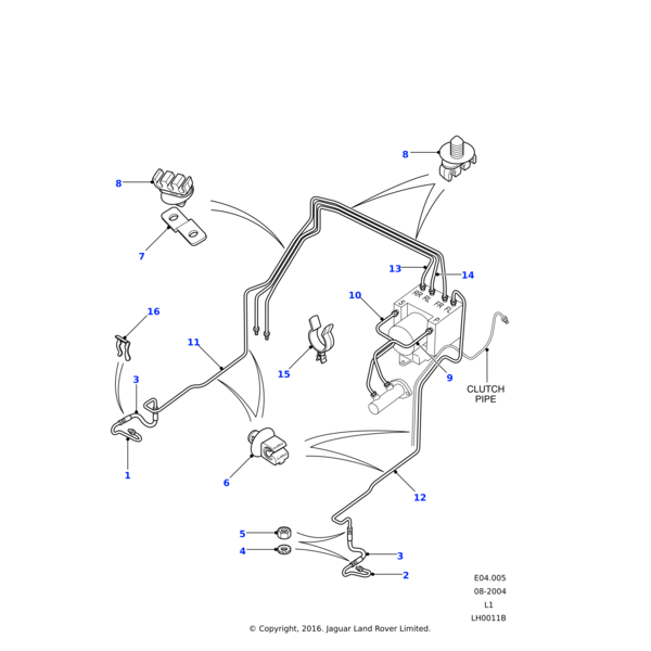 Land Rover Bremsschlauch