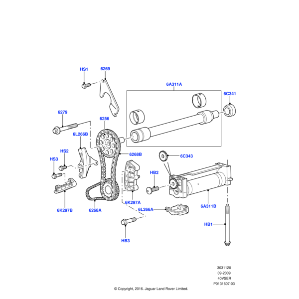 Land Rover Plate - Camshaft Thrust