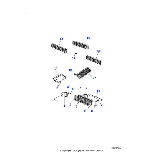 391237 - Land Rover Bracket assembly-air cleaner