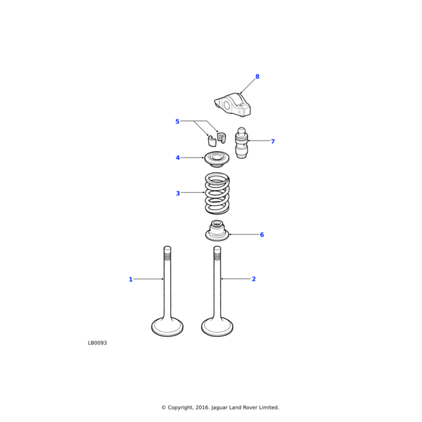 Land Rover Feder,Ventil,Zylinderkopf