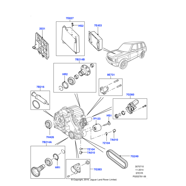 Land Rover Module - Transfer Shift Control