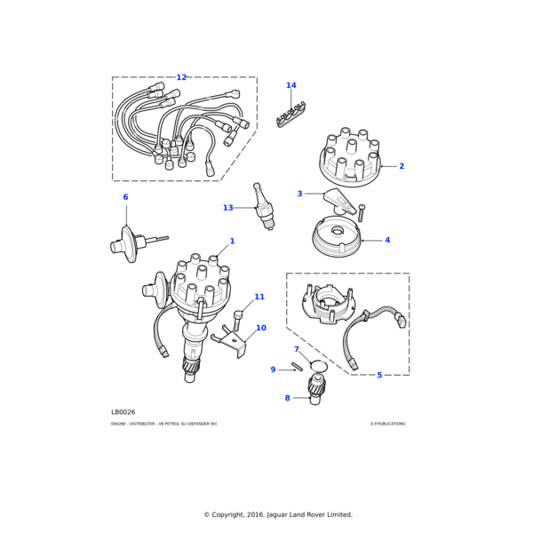 Land Rover Lead-high tension ignition