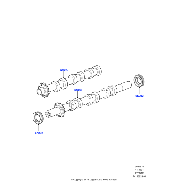 Land Rover Dichtung - Nockenwelle