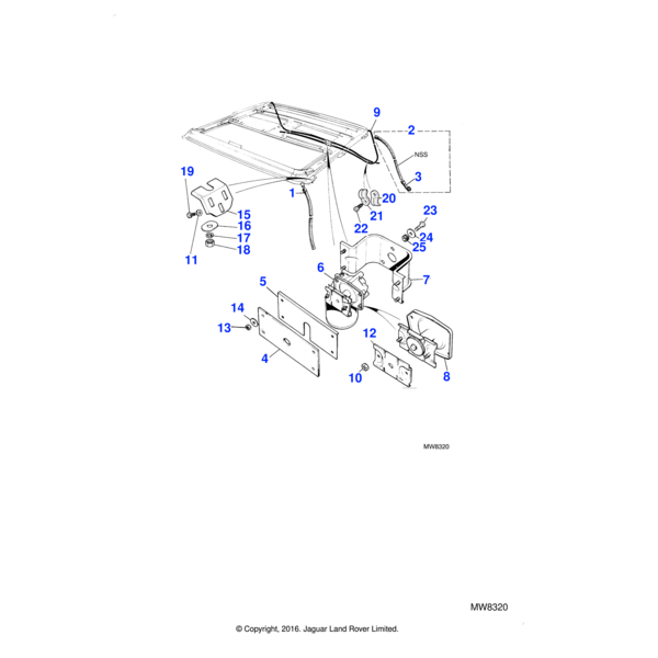 WL600051 - Jaguar Land Rover Unterlegscheibe,Feder