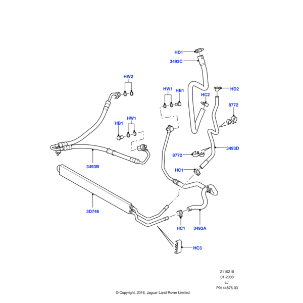 Land Rover Hose