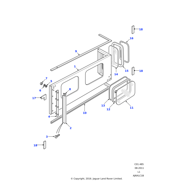 Land Rover Body side
