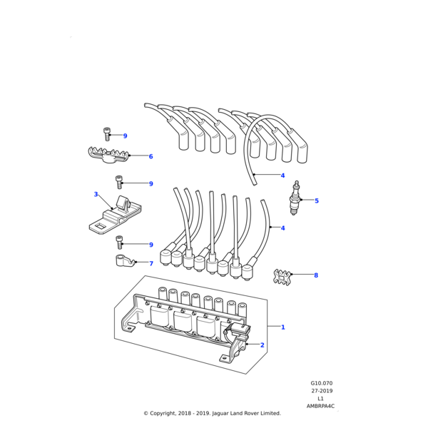Land Rover Lead-high tension ignition