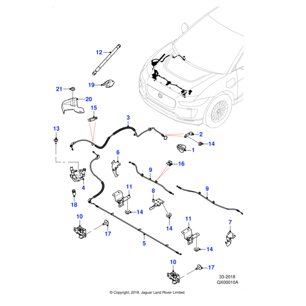 T4K12760 - Jaguar Cable