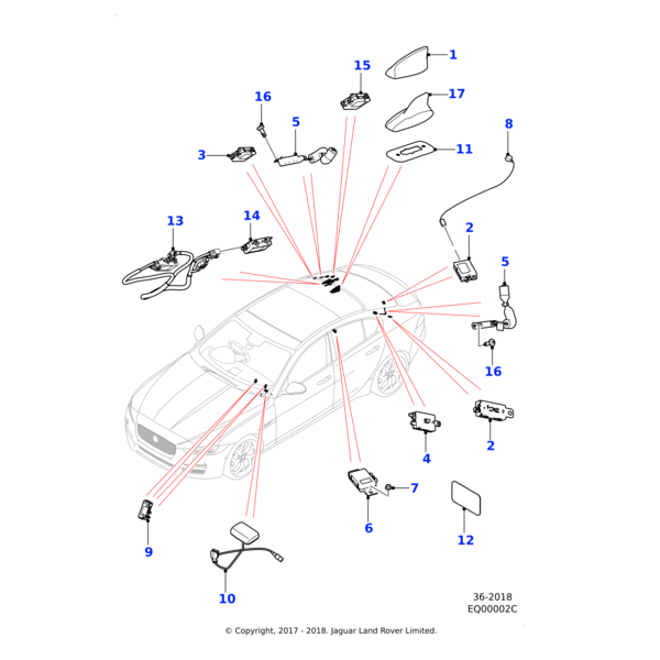 T4N15305 - Jaguar Television harness