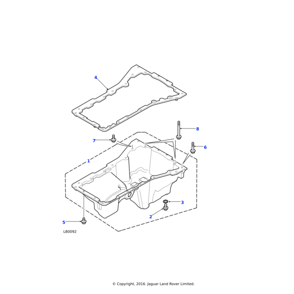 Land Rover Gasket-sump
