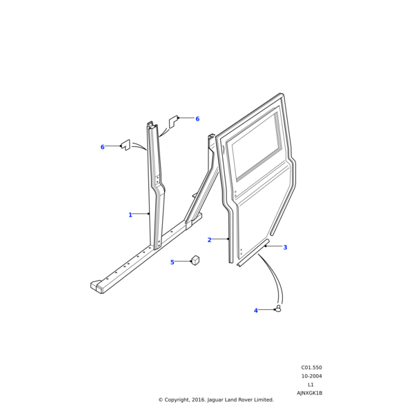 Land Rover Dichtung,Schweller,Fondtür
