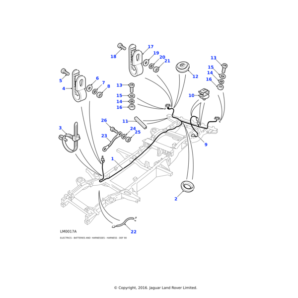Land Rover Bracket Harness