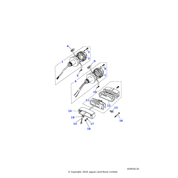 Land Rover Nut - Hex.