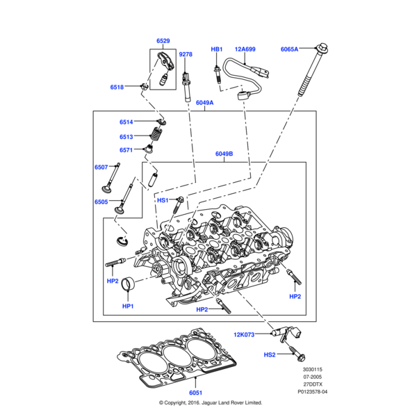 Land Rover Einlaßventil