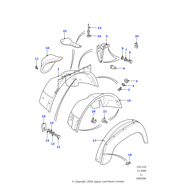 Land Rover Washer-Plain