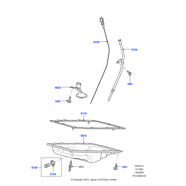 Land Rover Gasket - Oil Pan