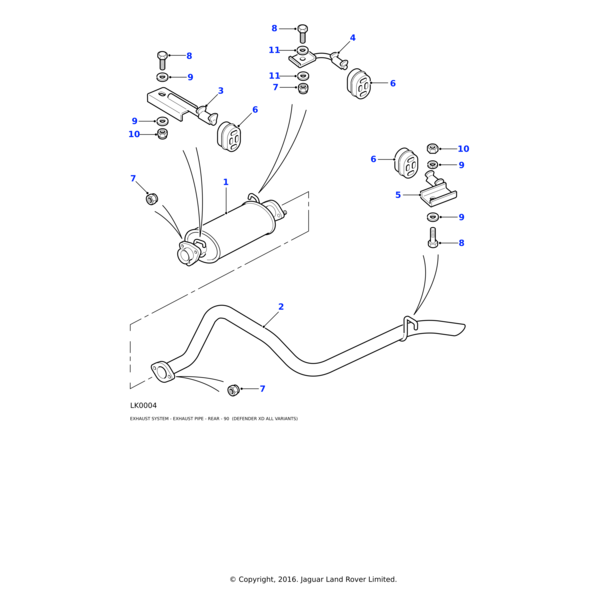Land Rover Washer-Plain