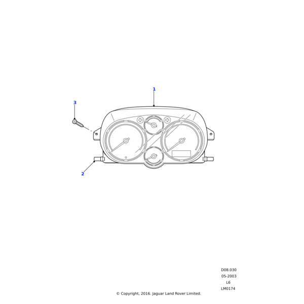 Land Rover Instrument pack