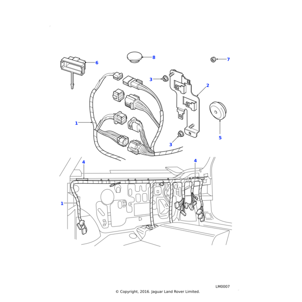Land Rover Grommet