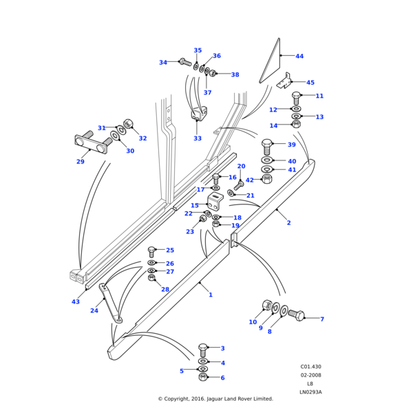 Land Rover Haltebock
