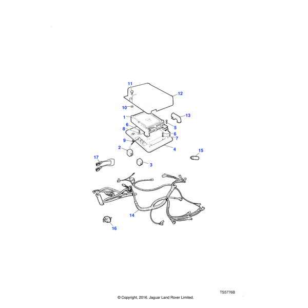 Land Rover Harness-fuel injector engine