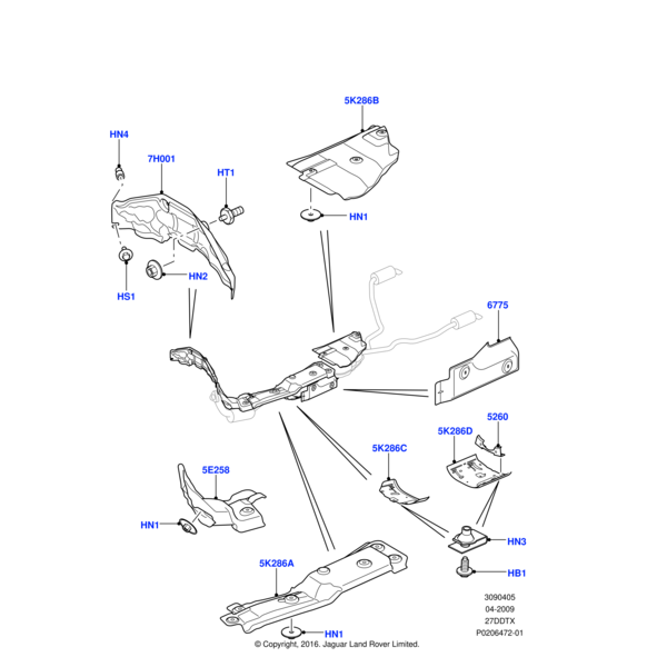 Land Rover Heat Shield