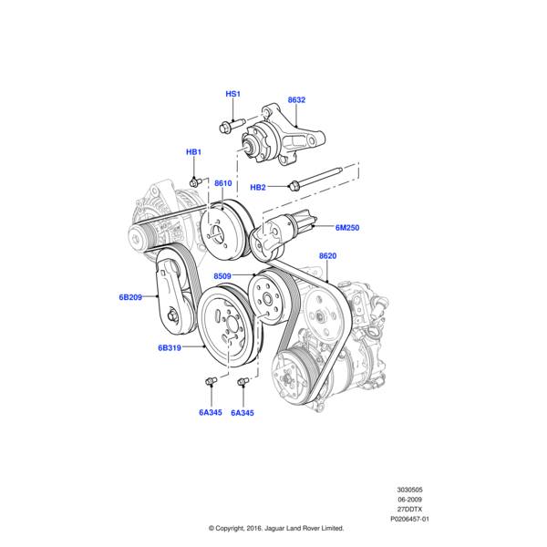 Land Rover Pulley - Crankshaft