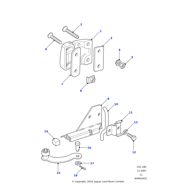 Land Rover Checker-front door
