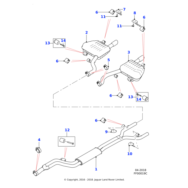 T4N9953 - Jaguar Dämpfungsgummi