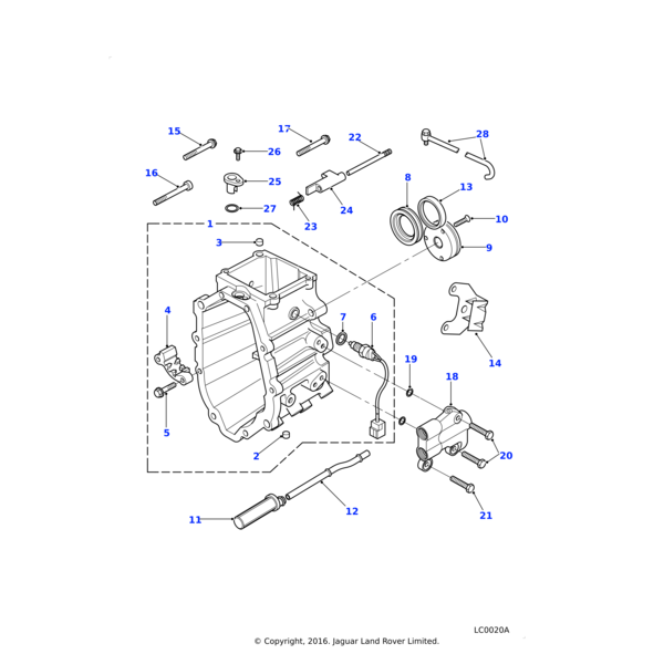 Land Rover Bracket-spacer block