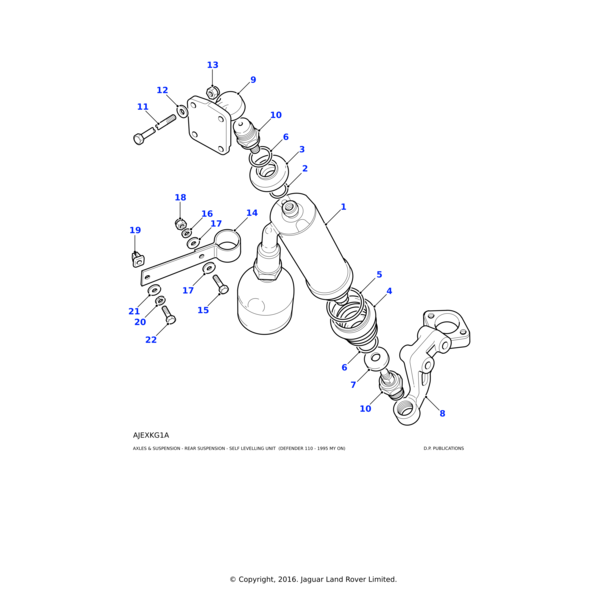 Land Rover Bracket-rear axle fulcrum