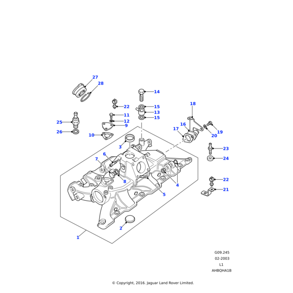 Land Rover Washer-sealing