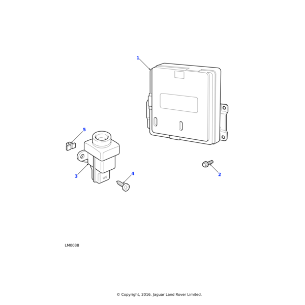 DA610054L - Land Rover Blechschraube