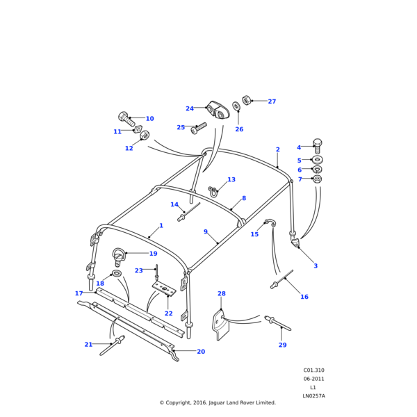 Land Rover Retainer