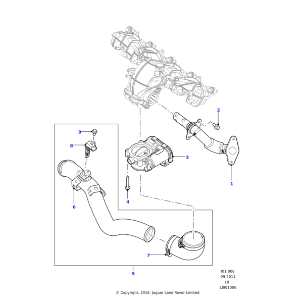 Land Rover Duct - Air