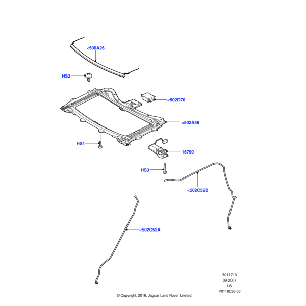 Land Rover Tube - Water Drain