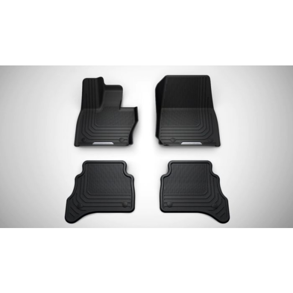 VPLKS0627 - Land Rover Antimicrobial Deep Sided Rubber Mats - LHD SWB 5 Seat